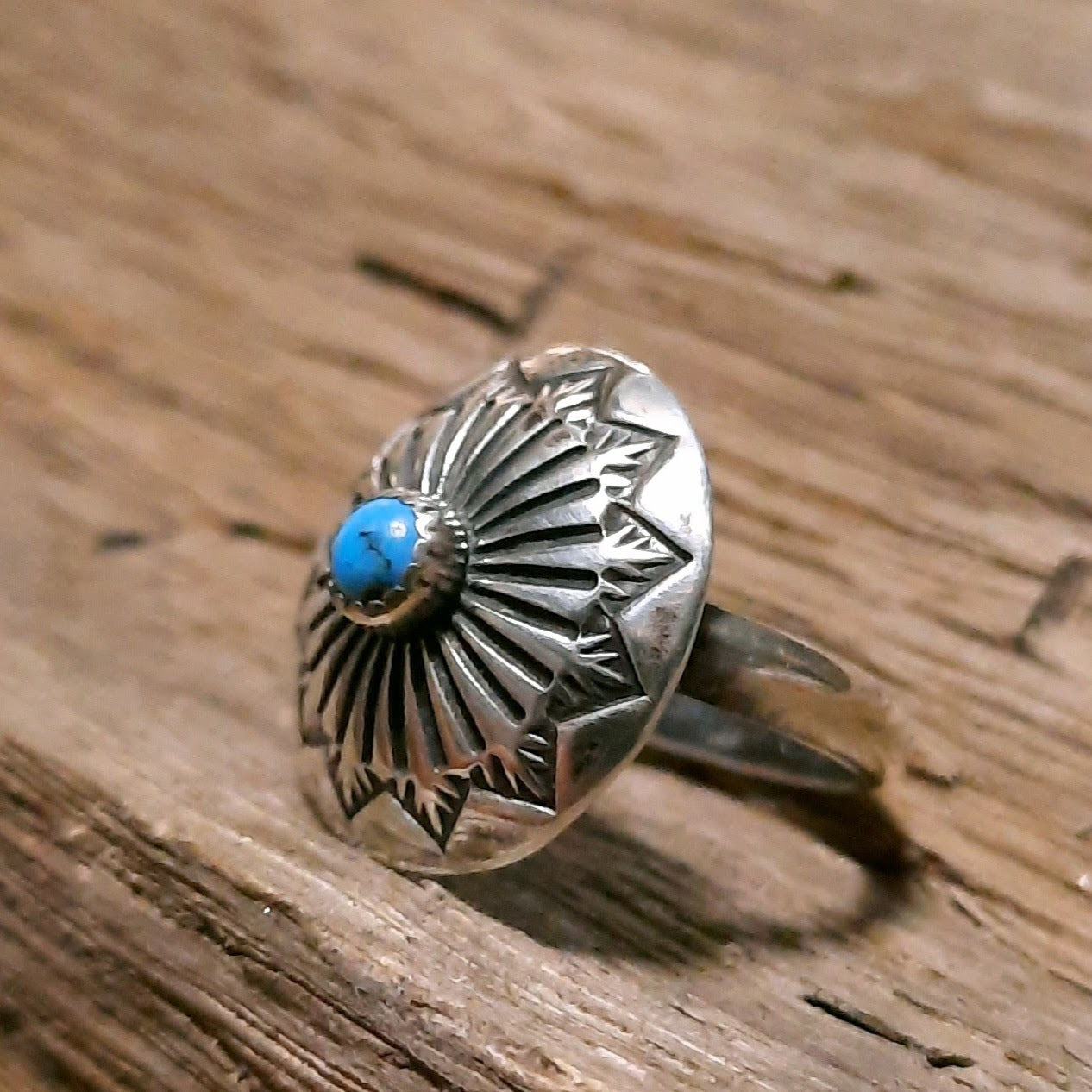 Vintage Style Concho Ring