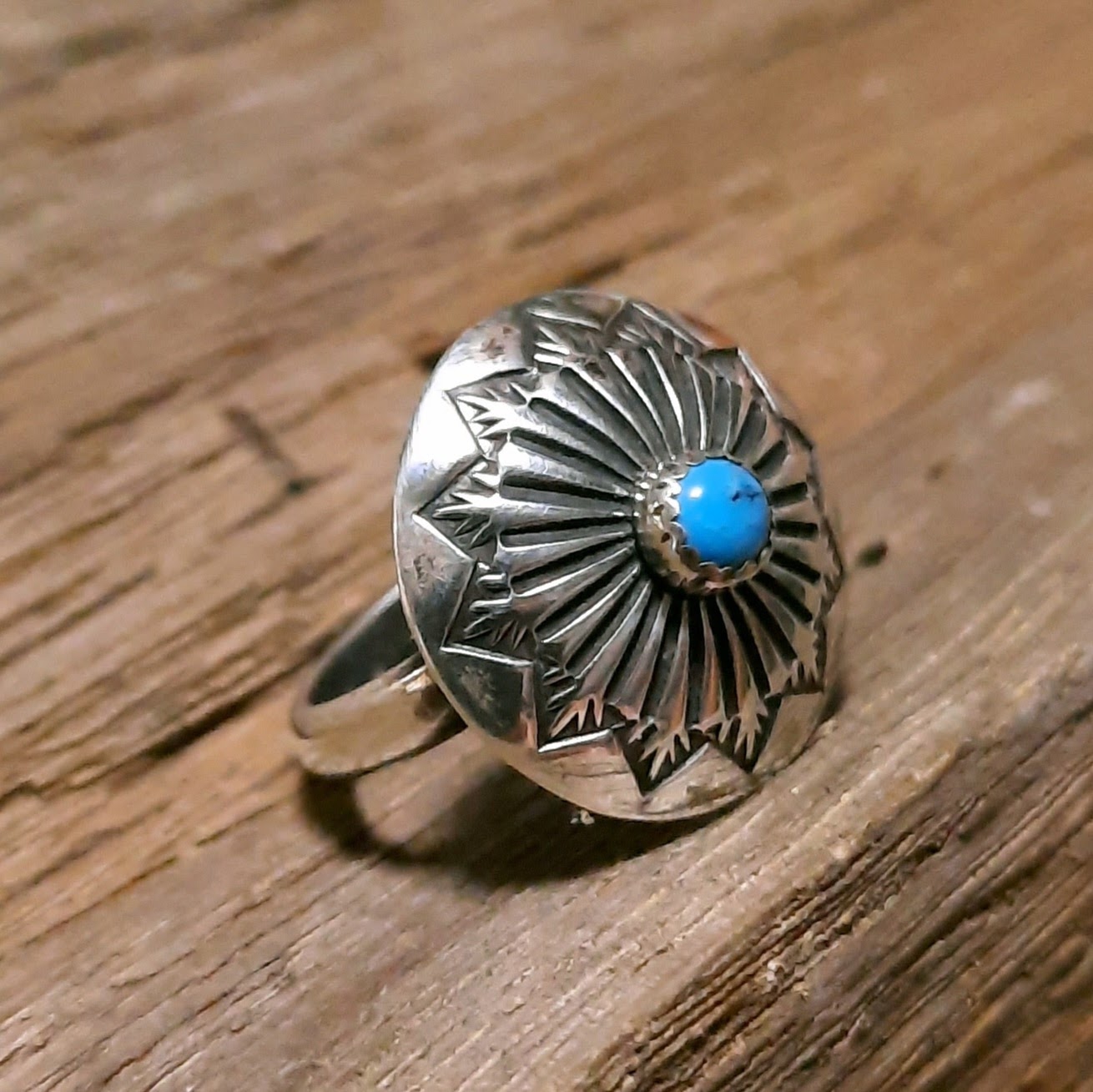 Vintage Style Concho Ring
